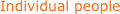 Individual people